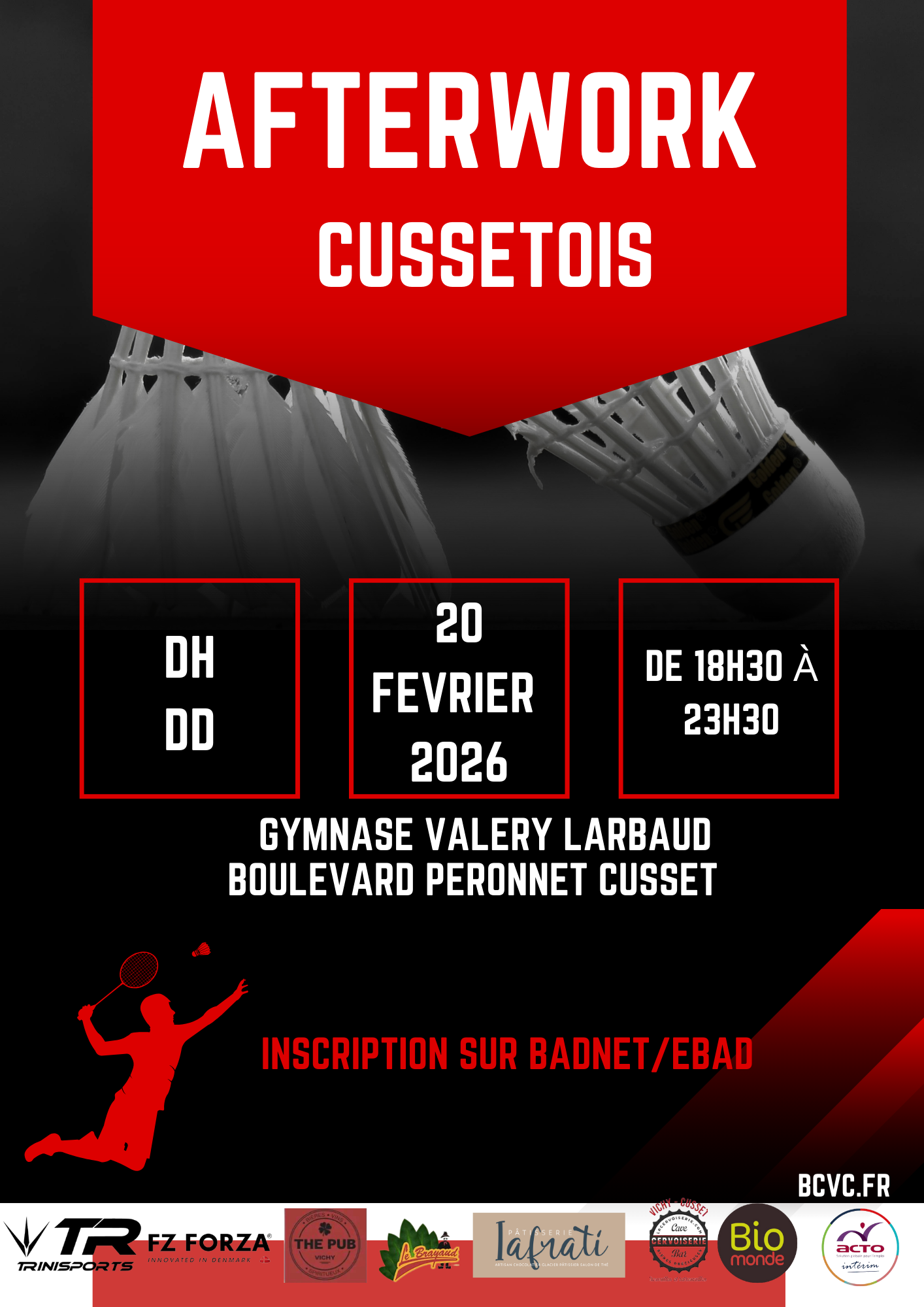 Afterwork de Doubles du BCVC